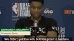 Bucks vow to come back stronger as Giannis returns