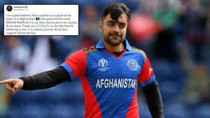 #RashidKhan Appointed Afghanistan T20I Captain