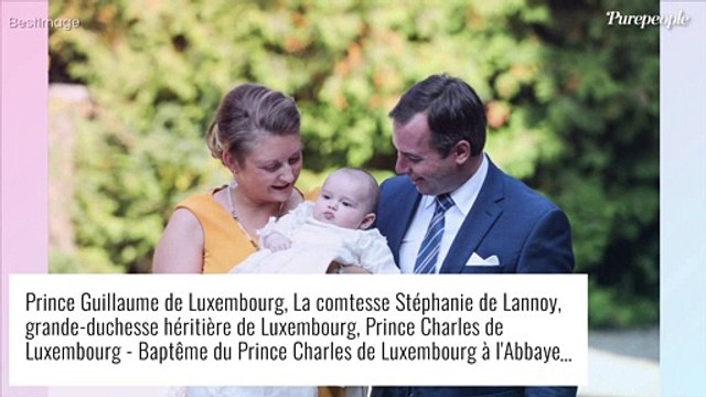 Guillaume et Stéphanie de Luxembourg en tournée avec Charles : l'adorable prince séduit son monde !