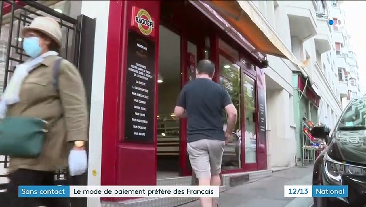 Le paiement sans-contact est devenu le mode de règlement privilégié des Français -  Il représente la moitié des paiements par carte - VIDEO