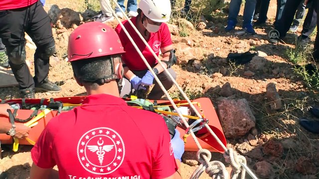 ANTALYA - 'Afet tatbikatı' gerçeğini aratmadı