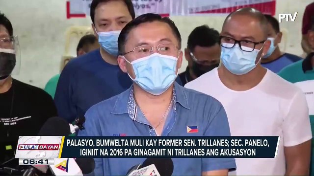 Palasyo, bumuwelta muli kay dating Sen. Trillanes; Sec. Panelo, iginiit na 2016 pa ginagamit ni Trillanes ang akusasyon