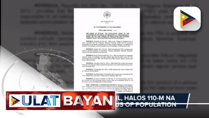 Populasyon sa PHL, halos 110-M na base sa 2020 census of Population