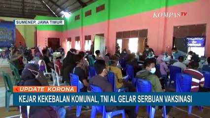 Descargar video: Kejar Kekebalan Komunal, TNI AL Gelar Serbuan Vaksinasi di Pulau Sapeken