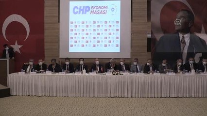 CHP Ekonomi Masası heyeti, STK'ler ve iş dünyası temsilcileriyle bir araya geldi