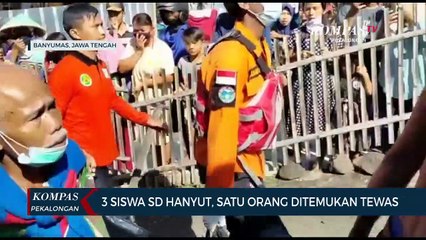 3 Siswa SD Hanyut di Sungai, 1 Orang Ditemukan Tewas