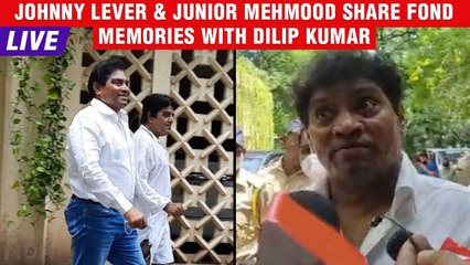 Johnny Lever & Junior Mehmood Remember Dilip Kumar Sahab | Talk About Beautiful Memories