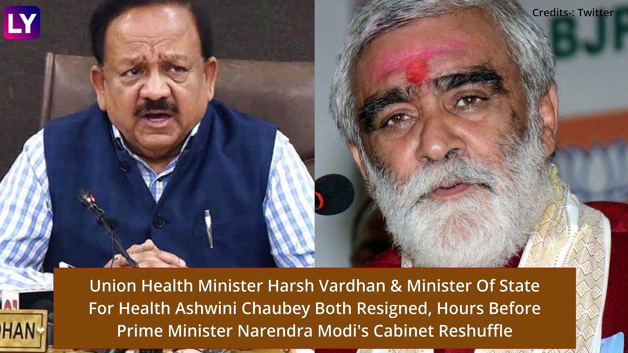 PM Modi’s Cabinet Reshuffle: Harsh Vardhan, Ram...