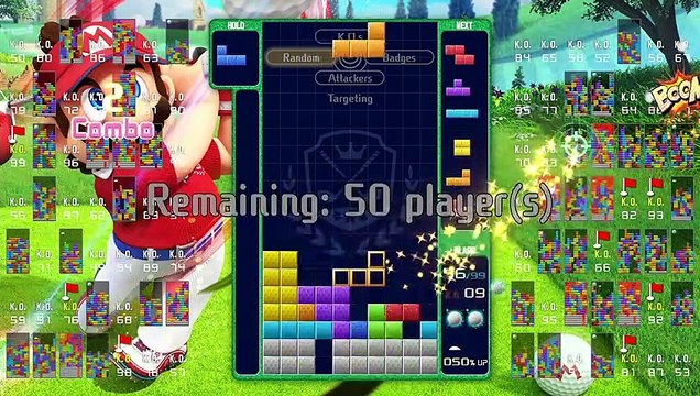 Tetris 99 - 22ème Grand Prix Mario Golf : Super Rush