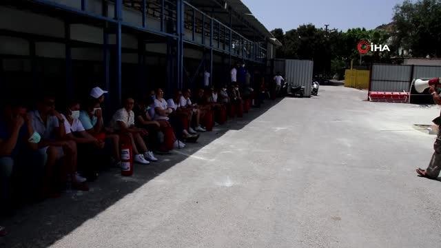 Belediye personeline Temel Yangın Eğitimi verildi