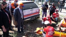 Antalya'da 'deprem tatbikatı' gerçeğini aratmadı