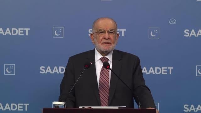 Saadet Partisi Genel Başkanı Karamollaoğlu gündemi değerlendirdi (1)