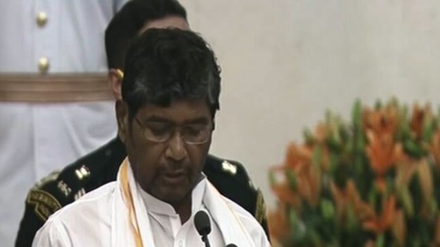 Pashupati Kumar Paras takes oath as Union cabinet minister