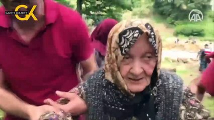 Derenin taşması sonucu mahsur kalan 47 kişi kurtarıldı