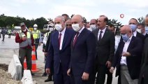 Ulaştırma ve Altyapı Bakanı Karaismailoğlu, İncek Yargıtay Kavşağı'nda devam eden çalışmaları yerinde inceledi