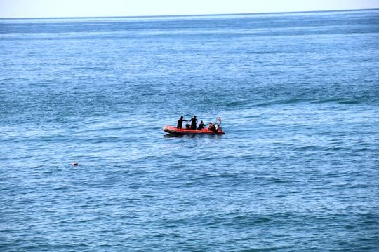 Denizde kaybolmadan önce dalgalar için vatandaşları uyarmış