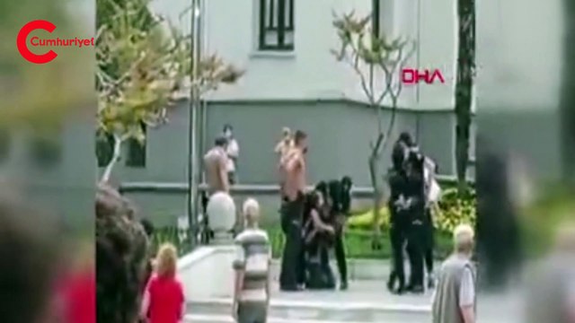 Atatürk heykeline saldırı: Gözaltına alındı