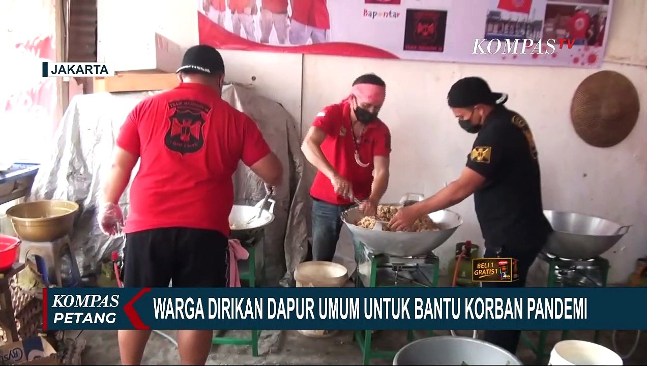Warga Dirikan Dapur Umum Untuk Bantu Korban Pandemi
