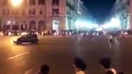 Shqiptari perplas motorin me dy pasagjere, momenti i aksidentit te rende filmohet live