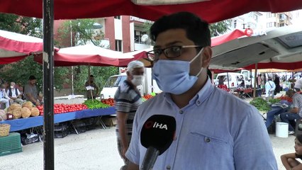 Pazarcılardan İHA muhabirine çirkin saldırı