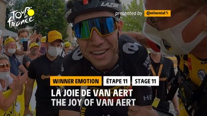 #TDF2021 - Étape 11 / Stage 11 - Winner's emotion / L’émotion du Vainqueur