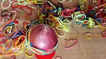 Onion Vs Rubber Bands | Latest Experiment Challenge Video | Ideas Therapy