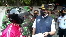 Momen Anies Ikut Cegat Pengendara di Penyekatan PPKM Darurat Daan Mogot