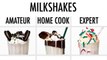 4 Levels of Milkshakes: Amateur to Food Scientist