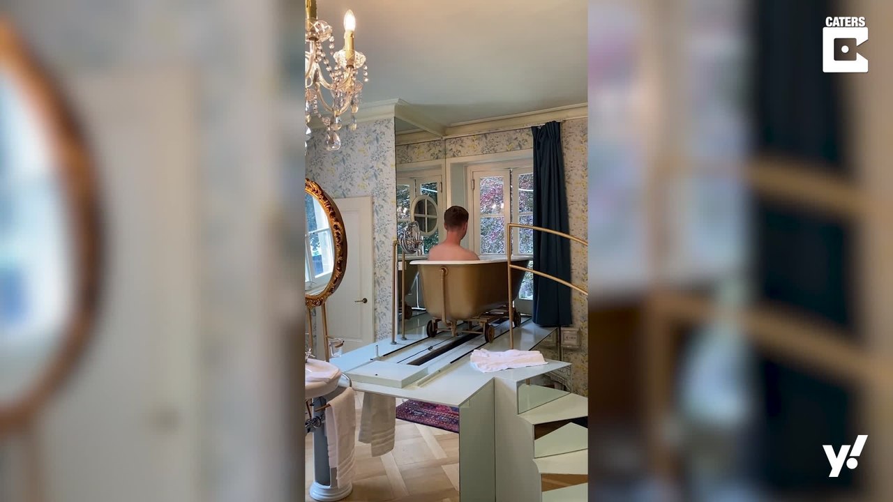 Hotel bietet Badewanne im Freien