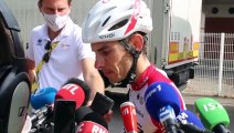 Tour de France 2021 - Guillaume Martin à l'arrivée de la 11e étape du Mont-Ventoux : 