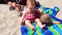 Funniest Babies On The Beach - Baby Outdoor Moments