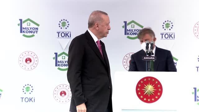 Cumhurbaşkanı Erdoğan, TOKİ 1 Milyonuncu Konut Anahtar Teslim Töreni ne katıldı