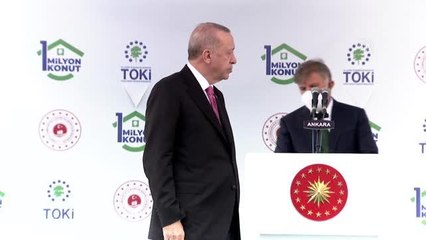 Cumhurbaşkanı Erdoğan, "TOKİ 1 Milyonuncu Konut Anahtar Teslim Töreni"ne katıldı