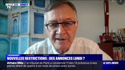 Antoine Flahault sur le Covid-19: "Pour l'instant les digues tiennent à peu près, il n'y a pas de surcharge hospitalière comme pour les précédentes vagues"