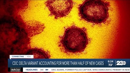 CDC: Delta variant accounting for more than half of new cases