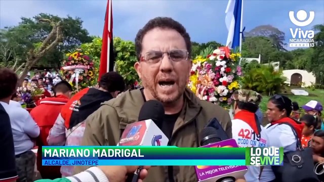Militancia Sandinista de Carazo rinde homenaje a Roberto Castillo