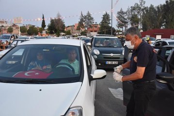 Açık havada arabada sinema keyfi