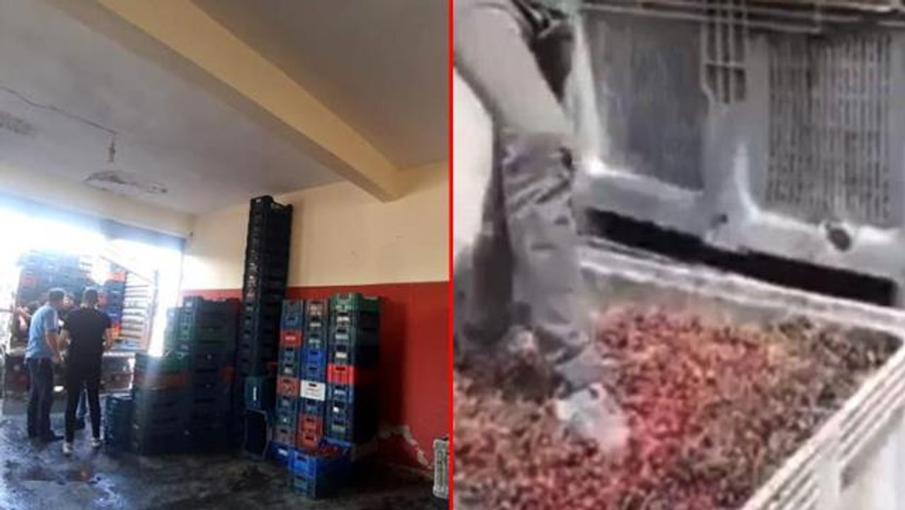 Meyve suyu tesisinde mide bulandıran görüntülerin ardından işletme sahibi ve 3 çalışanı gözaltına alındı