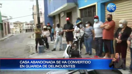 Casa abandonada es utilizada por delincuentes