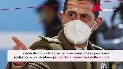 Vaccini, Figliuolo alle regioni: vaccinare docenti