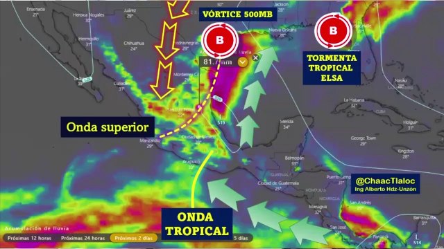 Clima de hoy miércoles: Tormentas eléctricas y chubascos fuertes en gran parte del país