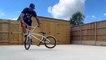 Guy Does Cool Tricks With BMX Bike After Practicing