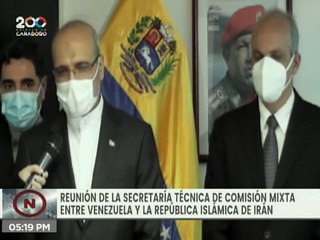 Venezuela e Irán participan en reunión de la Secretaría Técnica de la Comisión Mixta de Alto Nivel