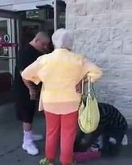 Kid Selling Candy Harassed By The Old Lady