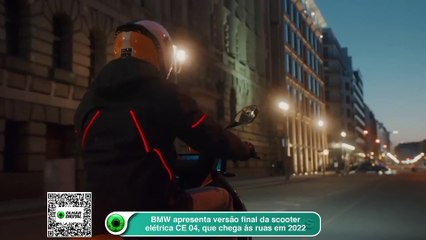 BMW apresenta versão final da scooter elétrica CE 04, que chega às ruas em 2022