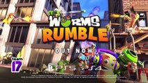 PS5 \PS4 - Worms Rumble  Spaceport Showdown Arena Trailer