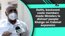 Dalits, backward caste members made Ministers to distract people: Kharge on Cabinet expansion