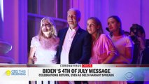 Biden reflects on U.S. pandemic progress at Independence Day event