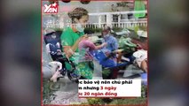 Chú bảo vệ ăn xin ở Sài Gòn nhận 150 triệu đồng