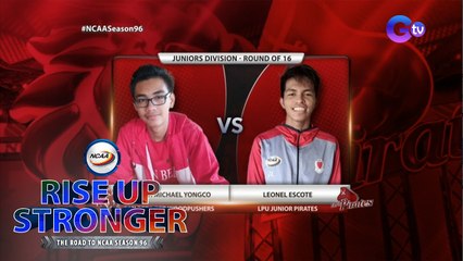 NCAA Season 96 chess | Jrs division: Joshua Michael Yongco (SBU) vs Leonel Escote (LPU)